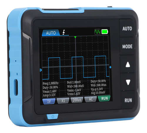 Osciloscopio Digital Portátil Con Sonda 10x Tft De 2,8 Pulga