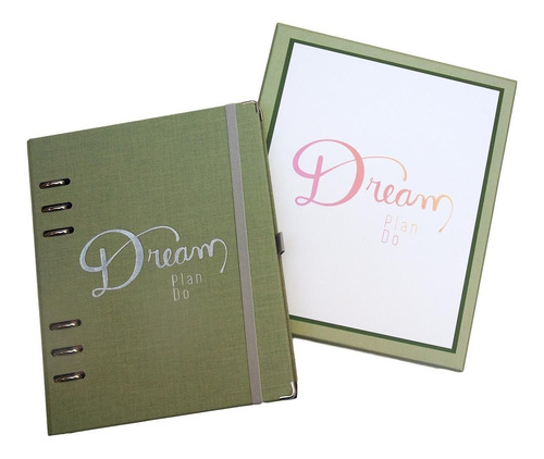 Imagem 4 de 9 de Planner A5 Cotton Verde - Ótima