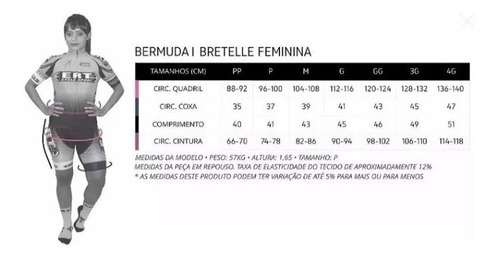 Imagem 5 de 6 de Bermuda De Ciclismo Feminina Forro Gel Ert Rosa