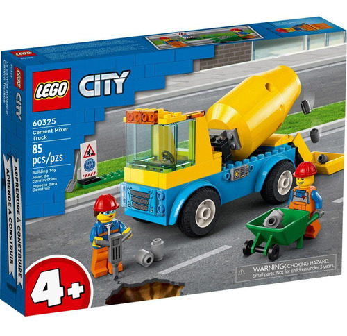 Lego City Caminhão Betoneira (60325) - 85 Peças