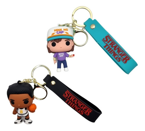 Llavero De Stranger Things Dustin Y Lucas Pack Duo