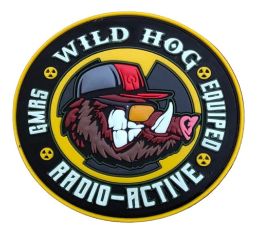 Parche De Pvc Trucker Radio-active Edition Wild Hog Overland