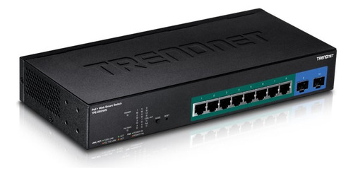 Switch Trendnet Tpe-082ws Web Smart Poe+ 10 Puertos Gigabit