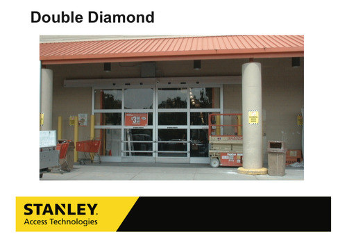 Puerta Automatica Stanley, Double Diamond / Industrial 10000