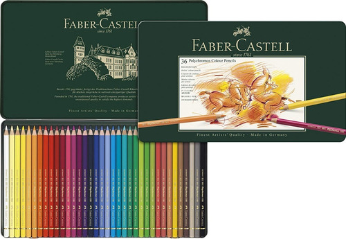 Colores Faber-castell Lapices Polychromos X36 Profesional