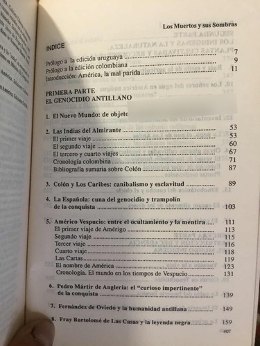 Los Muertos Y Sus Sombras Daniel Vidart (Usado)