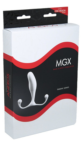 Aneros Mgx Trident - Plugue estimulador de próstata - cor branca