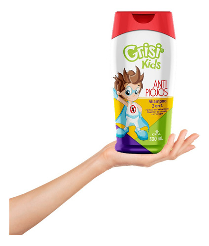 Shampoo Grisi Kids 2 En 1 Antipiojos 300ml