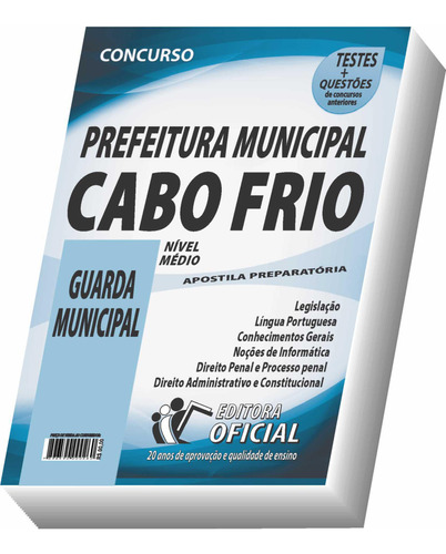 Apostila Prefeitura De Cabo Frio - Guarda Municipal