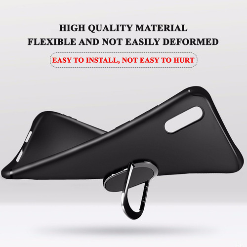 Funda Para Moto Edge 2023 Adsorbible Silicona Anillo