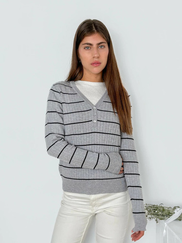 Sweater Mirame Morley Rayado V Mujer