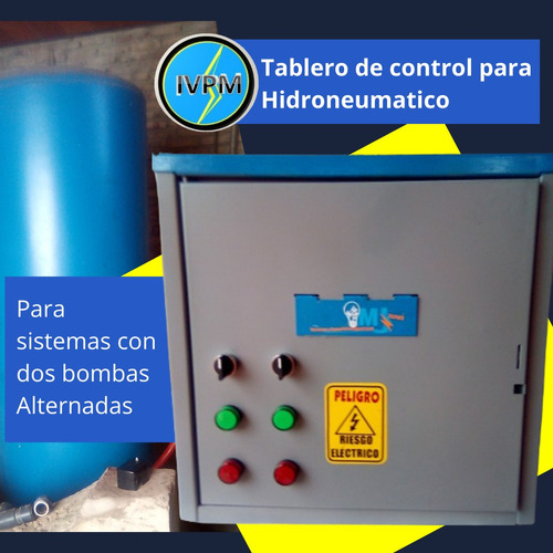 Tablero De Control De Hidroneumatico 2 Bombas Alternadas 3hp