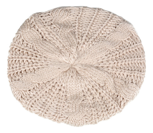 Xiaery Boina De Punto Beige For Mujer, Gorro De Esquí