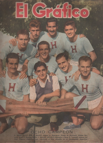 El Grafico Nº 1555 - River Vs Huracan - Remo - Año 1949