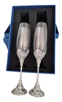 Comprar Set De 2 Copas Para Brindis Boda Novios De Lujo Impresionant
