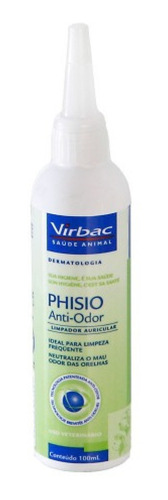 Phisio 100ml Anti Olor Limpiador Otico Auricular Virbac