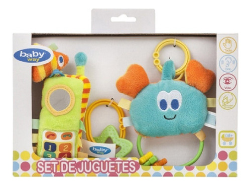 Movíl Bebe Set De Juguetes Soft Baby Way J3