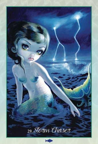 Imagen 3 de 5 de Myths And Mermaids, Oracle, Libro Y 42 Cartas, En Ingles
