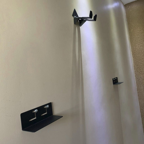 Imagem 5 de 10 de Suporte De Parede Bicicleta Decora Bike Horizontal Pendurar Cor Preto