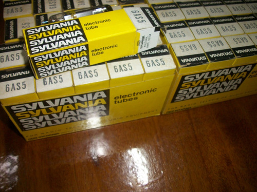 Válvula 6as5 Sylvania Novinha (1 Unidade)