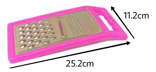 Practico Rallador Plano De Acero Inoxidable.portatil.viajero
