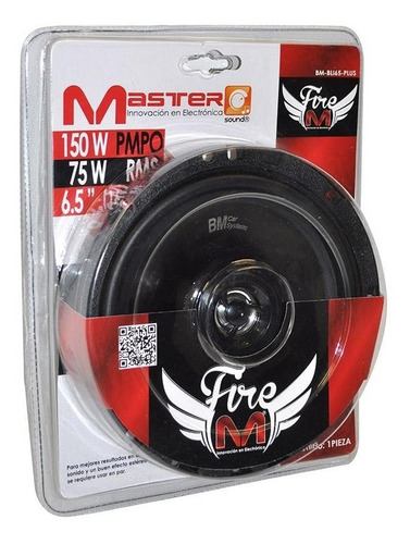 Imagen 1 de 6 de Bocina Para Automóvil De 6.5 Bm-bli65-plus Master