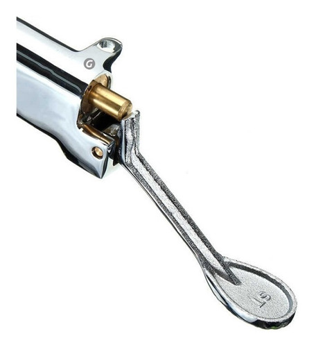 Imagen 6 de 7 de Válvula Llave De Pedal + Cuello Redondo Metálico + Acoples