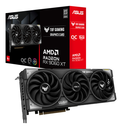 Placa De Video Asus Rx9060xt 16gb Tuf Gaming Oc Edition