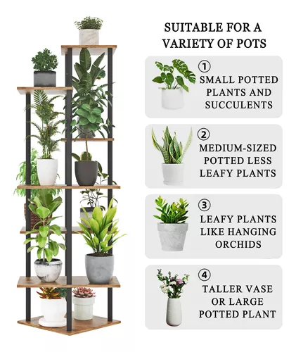 Maceteros con soporte para plantas de interior - EL BLOG DE LA TABLA