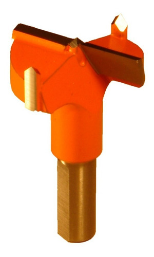 Imagen 2 de 8 de Mecha Fresa Para Madera Bisagra 15mm Izquierda Widia