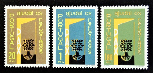 Portugal, Serie 880-882 Ayuda Refugiados 1960 Mint L15293