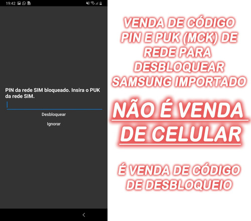 Desbloquear Samsung Comprado Na Europa Pin E Puk De Rede