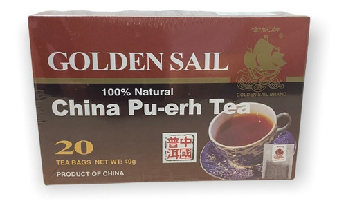 Té Golden Sail 100% Natural 20 Bolsitas Variedades - Lireke