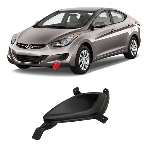 Rejilla Fasia Delantera Hyundai Elantra Izquierda 2011-2013