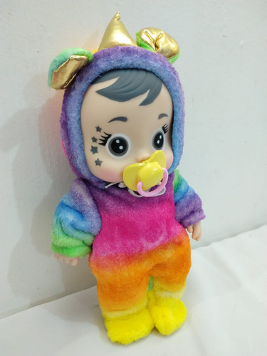 Bebés De 25 Cm Con Sonido De Carcajada Y Pijama De Unicornio