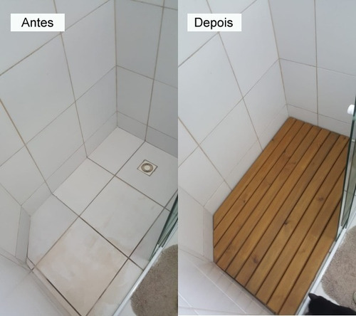 Deck Saída De Banho - 40 X 30 Cm - Kit Com Duas Peças
