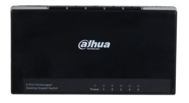 Switch Dahua Gigabit Ethernet 5 Puertos 2,000 Entradas 10/10