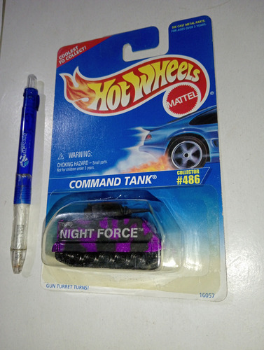 Hot Wheels Command Tank. Night Force. No Es Matchbox Morado Con Negro (Usado)