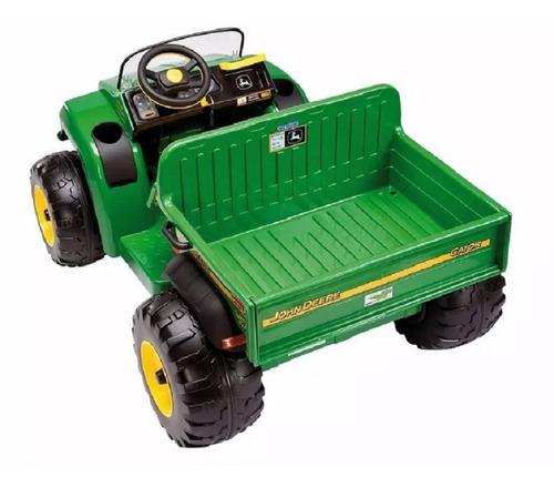 Trator a bateria para crianças Peg Perego John Deere Gator HPX cor verde/amarelo 220V