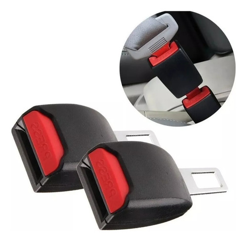Extensor de cinto de segurança x 2 unidades para carro Clipe universal para cinto de carro, 2 unidades, extensor