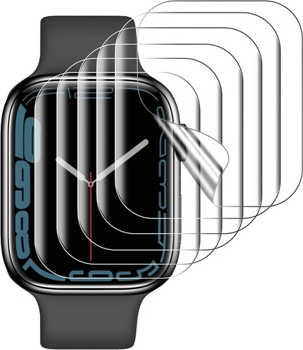 Imagen 4 de 8 de Lamina De Hidrogel Para Apple Watch Serie 8 - Rock Space