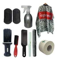 Comprar Combo Barberia Peluqueria Capa + Peines De Corte + Sacapelo