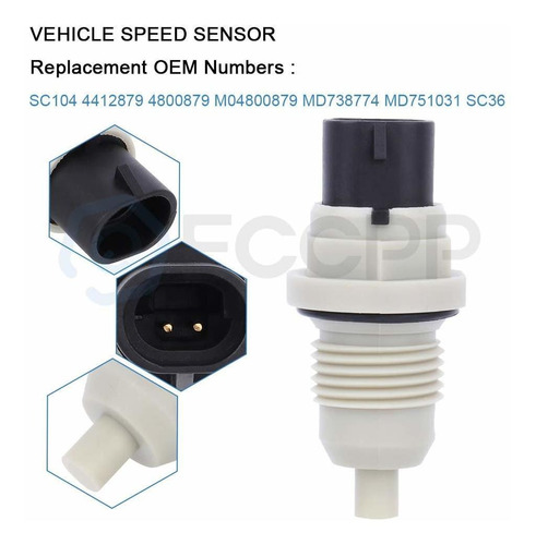 Eccpp Sensor Velocidad Transmision Apto Para Dodge Neon
