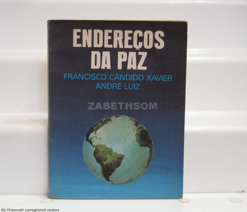 Livro Endereços Da Paz Francisco Cândido Xavier