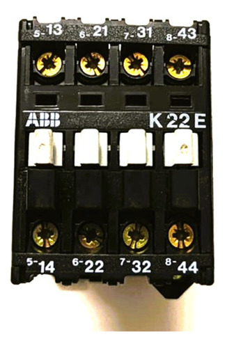 Contactor Auxiliar  Abb  K22 E-10 Amp-bobina 220v