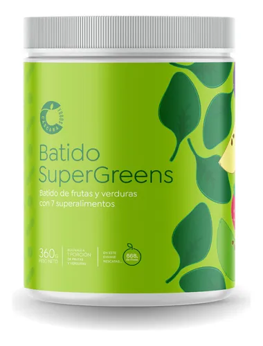 comprar Batido Supergreens Cáscara Foods Con 7 Superalimentos Sabor Suave Sabor Dulce