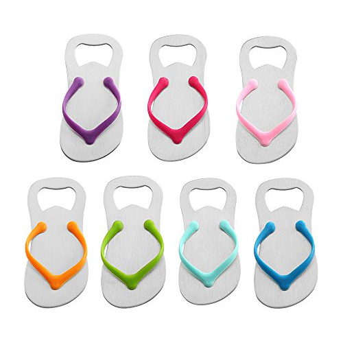 Paquete De 7 Abrebotellas Flipflop, Envoltura De Rega