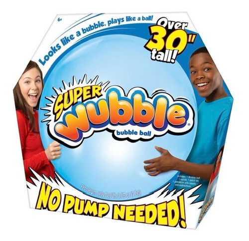 Imagen 1 de 1 de Bubble Ball Super Wubble (pelota De Burbuja)