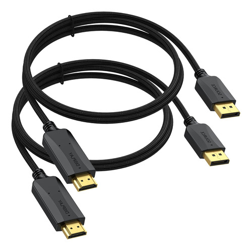 Producto Generico - Cable Displayport A Hdmi De 6 Pies, Paq.