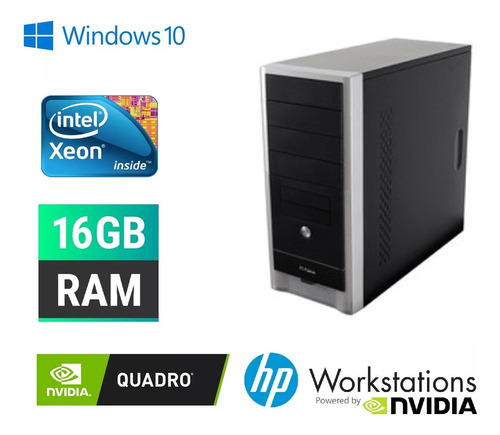 Cpu 16 Gb Ram/intel Xeon Octa Core/gpu Nvidia Quadro Fx 580